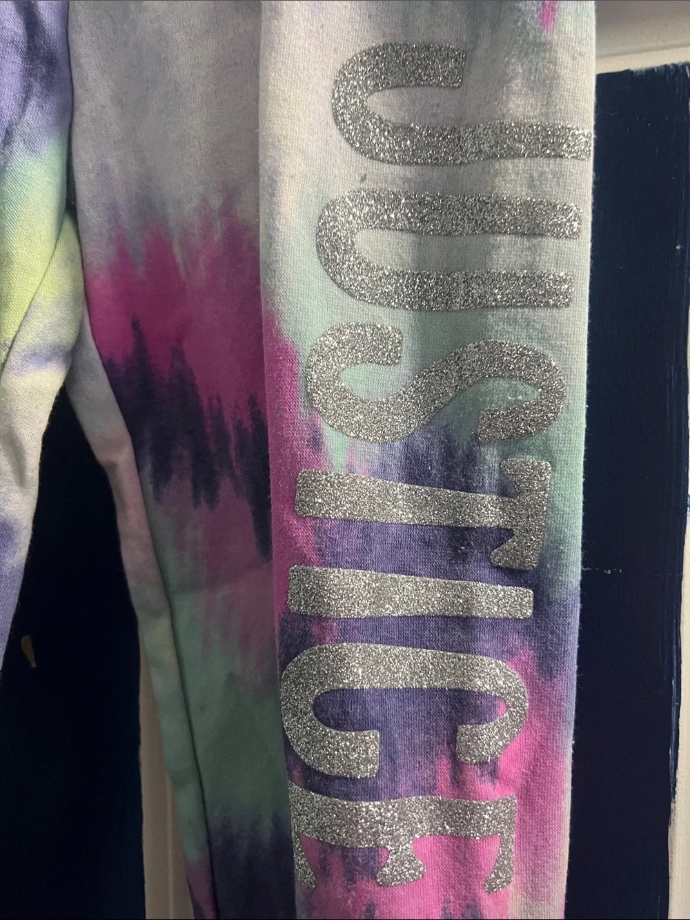 Justice Girls Tie-Dye Joggers - Pink, Purple, Mint, Yellow